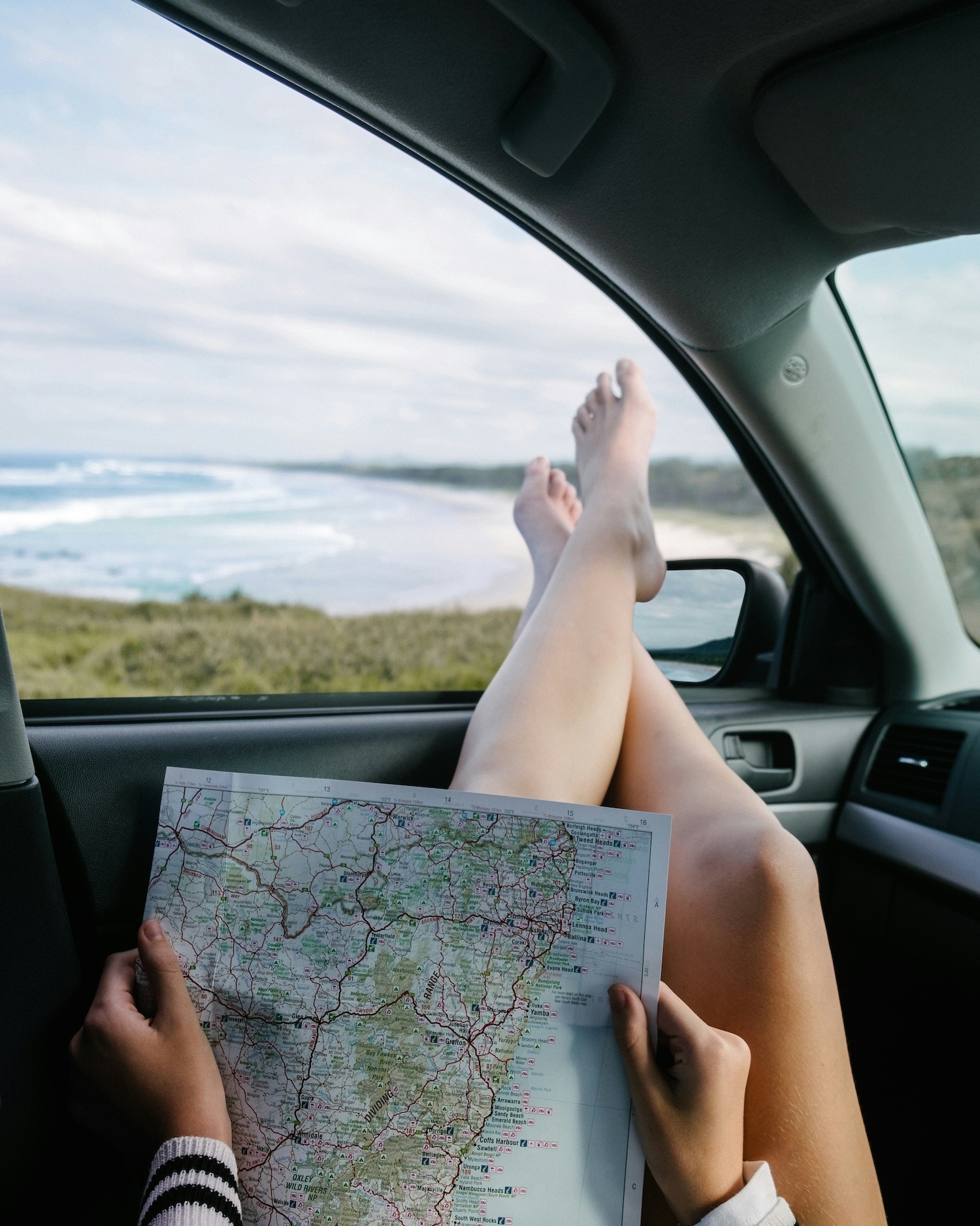 Reading Map while on a road trip